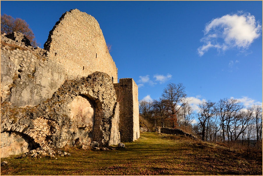 Ruine Falkenstein im Donautal.